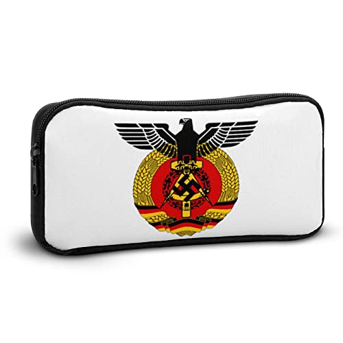 Coat of Arms of Germany Logo Pencil Case Stationery Pen Pouch Portable Makeup Storage Bag Organizer Gift