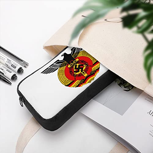 Coat of Arms of Germany Logo Pencil Case Stationery Pen Pouch Portable Makeup Storage Bag Organizer Gift