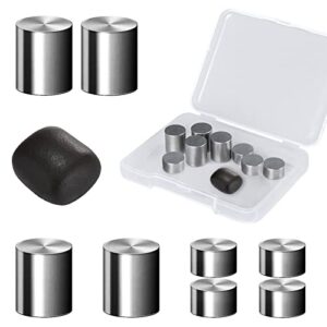 hongli 3.5 ounce cylindrical tungsten weights & tungsten putty kit for pinewood derby cars and fishing weight, incremental cylinders with case to make the fastest pine derby car