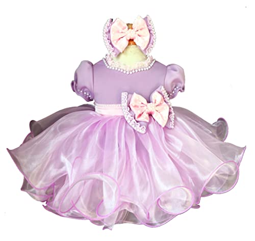 Jenniferwu G214LILAC Infant Toddler Baby Newborn Little Girl's Pageant Party Birthday Dress Size3T