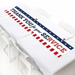 Big Dot of Happiness Happy Veterans Day - Patriotic Decorations Party Banner