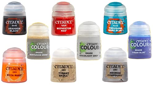 Citadel Choose-Your-Own Paint Set: Base, Shade, and Dry Paints