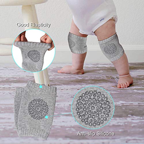 Baby Head Protector & Baby Knee Pads for Crawling, Toddlers Head Safety Pad Cushion Adjustable Backpack, Baby Back Protection for Walking & Crawling, for Age 5-24months, Cute Elephant