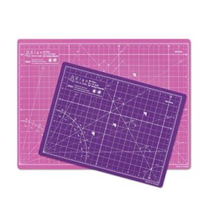 Elan Cutting Mat A3 Pink and Purple, 5-Ply Craft Mat, Self Healing Cutting Mat 18x12, Craft Cutting Board, Art Mat, Imperial Sewing Mat, Quilting Mat, Hobby Mat, for Sewing, Quilting supplies