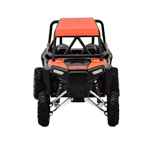 Newray Polaris RZR XP 1000 Bike ATV Dirt Rider 1/18 Scale Pre-Built Model Vehicle Orange