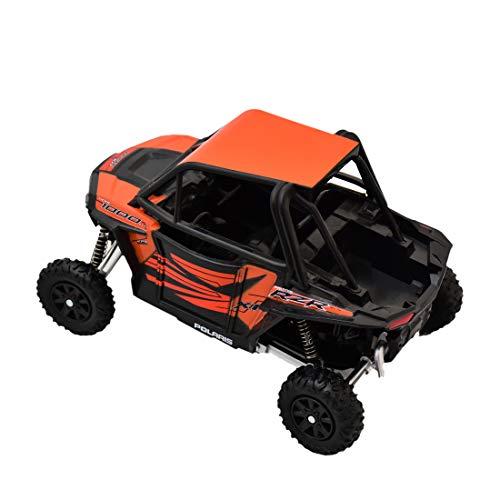 Newray Polaris RZR XP 1000 Bike ATV Dirt Rider 1/18 Scale Pre-Built Model Vehicle Orange