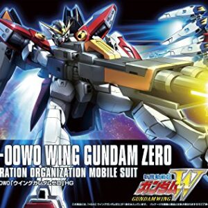 Bandai Hobby HGAC Wing Gundam Zero Model Kit (1/144 Scale)