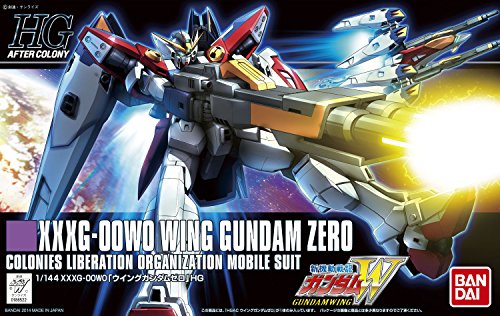 Bandai Hobby HGAC Wing Gundam Zero Model Kit (1/144 Scale)