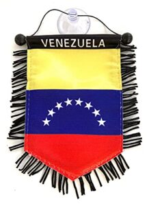 venezuela venezuelan flag for cars stickers decals small window hanging mini banners rearview mirror car accessories automobile homes windows sticks to glass quality made mini banners
