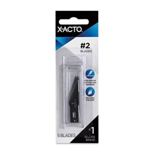 x acto x202 5 pack no. 2 large fine point blade