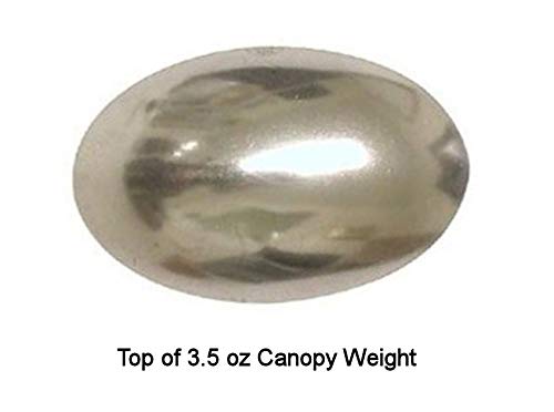 Tungsten Canopy Weight for Derby Cars (one 3.5 oz Canopy) for Faster Speed