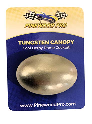 Tungsten Canopy Weight for Derby Cars (one 3.5 oz Canopy) for Faster Speed