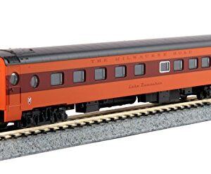 Kato USA Model Train Products N Milwaukee Road Olympian Hiawatha 9-Car Set Passenger Car Set