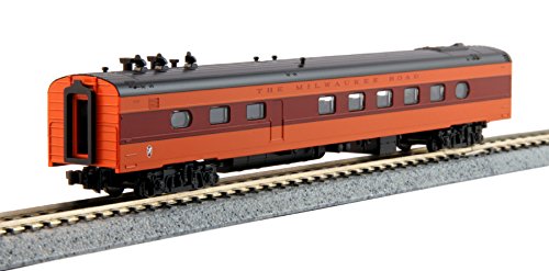 Kato USA Model Train Products N Milwaukee Road Olympian Hiawatha 9-Car Set Passenger Car Set