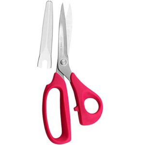 kai v5000 edition v5210p multi-purpose scissors with safety cap 21 cm [pink]