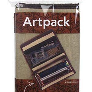 Derwent Artpack Canvas Pencil Case (2300575), Brown