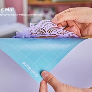 Craft World 3 Pieces Standardgrip Cutting Mats 12x12 for Cricut Maker 3/Maker/Explore 3/Air 2/Air/One, Sturdy Cutting Mats for Crafts