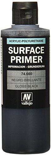 Vallejo Gloss Black Primer 200ml Paint