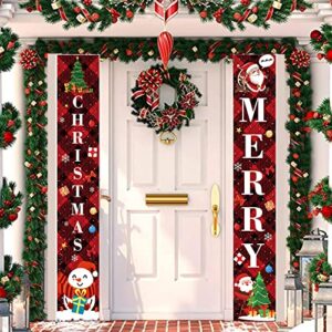 merry christmas decorations outdoor | merry christmas decorations front porch banners for halloween porch decor | fall decor | halloween decorations indoor