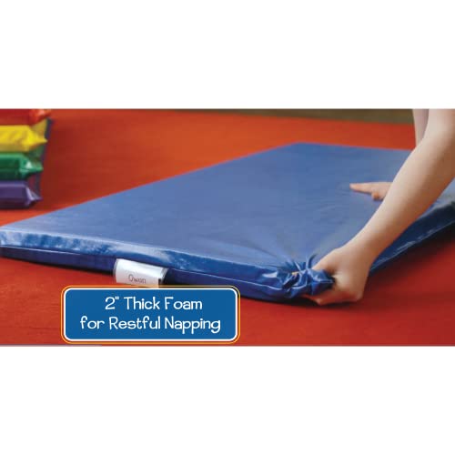 Children's Factory-CF350-034 , Rainbow Rest Mats, Set - 5, Nap Mats for Homeschool/Preschool, Napping Floor Mats for Kids & Toddlers, Daycare Furniture