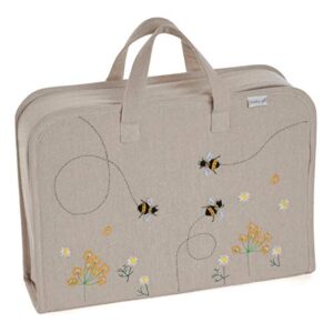 project case – appliqué linen bee – large – hobbygift