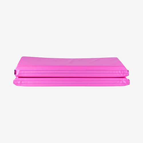 KinderMat, 3/4" Thick Toddler Rest Mat, 4-Section Rest Mat, 46" x 21" x 3/4", Pink/Blue, Great for School, Daycare, Travel, and Home, Made in the USA