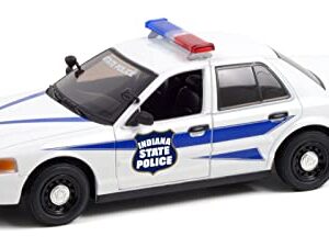 Collectibles Greenlight 85543 Hot Pursuit - 2008 Crown Victoria Police Interceptor - Indiana State Police (ISP) 1:24 Scale