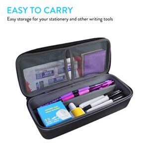 TUDIA EVA Empty Carrying Hard Storage Case Organiser for Writing Stationery Tools/Pens/Pencils/Markers with Hand Carry Handle [CASE ONLY]