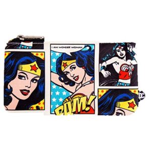 loungefly wonder woman comic zippered pencil pouch