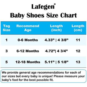 LAFEGEN Infant Baby Boys Girls Slipper Stay On Non Slip Soft Sole Newborn Booties Toddler First Walker Crib House Shoes 0-18 Months, 01 Khaki, Baby Slipper 6-12 Months Infant