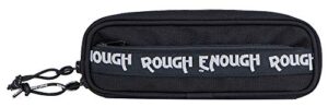 rough enough black pencil case long pencil pouch art supply storage organizer kids boys girls adults school stationary