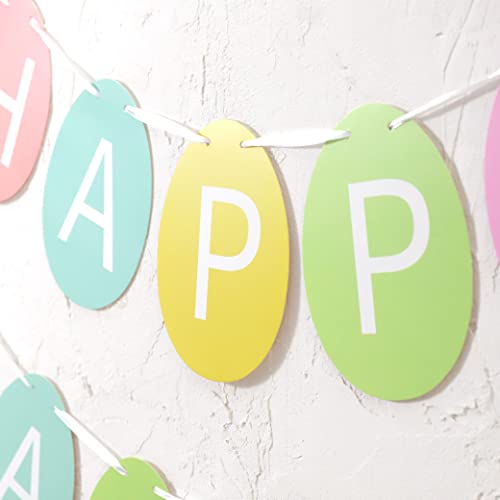 Happy Easter Banner - Easter Decoration/decor,bunny Easter Banner,easter Garland/bunting, Spring Banner