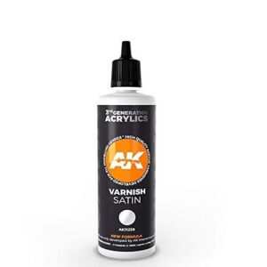 ak-interactive 3rd gen satin varnish 100ml 11238 – model building paints and tools # ak1238