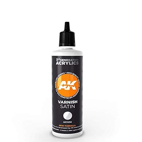 AK-Interactive 3rd Gen Satin Varnish 100ml 11238 - Model Building Paints and Tools # AK1238