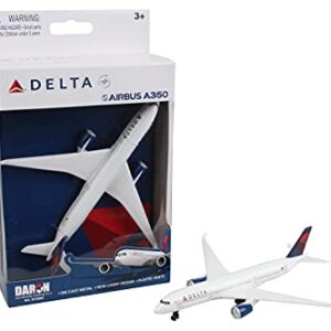 Daron Worldwide Trading Delta A350 Single Plane Airline Single Plane, White