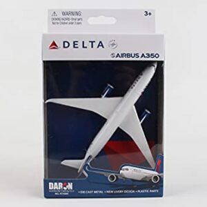 Daron Worldwide Trading Delta A350 Single Plane Airline Single Plane, White