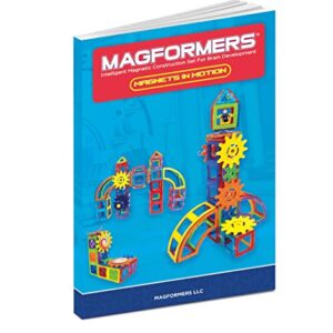 Magformers Magnets in Motion Accessory (20-pieces) Set Magnetic Building Blocks, Educational Magnetic Tiles Kit , Magnetic Construction STEM gear Toy Set