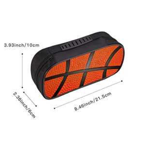 Large pencil case,Basketball pencil bag stationery bag portable large storage bag pencil box pencil holder