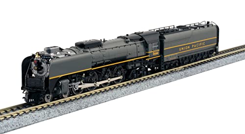 Kato USA Model Train Products N 4-8-4 FEF-3 Union Pacific Greyhound #8444 Steam Locomotive