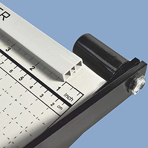 A4 Paper Trimmer Paper Cutter Heavy Duty Metal Base Trimmer Gridded Paper Photo Guillotine Craft Machine 12 inch Cut Length 10 Sheets Capacity for Office Home Use