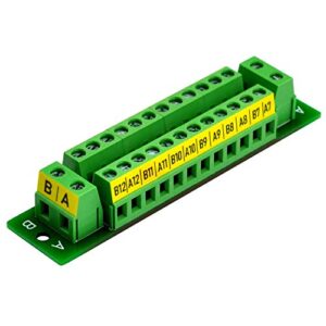 OONO 16 Amp 2x12 Position Terminal Block Distribution Module for AC DC