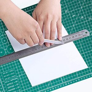 Self Healing Cutting Mat 18 inchx12 inch Non-Slip PVC Double Sided 5-Ply A3 Art Craft Rotating Mat, Rotary for Quilting, Sewing Crafts Hobby Fabric Precision Scrapbooking Project -GREEN