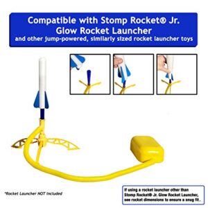 Botabee Glow-in-The-Dark Soft Foam Rocket Refills for Rocket Launchers | Compatible with Stomp Rocket® Jr. Glow Rocket Launcher | 6 Pack Replacement Air-Powered Foam Rockets