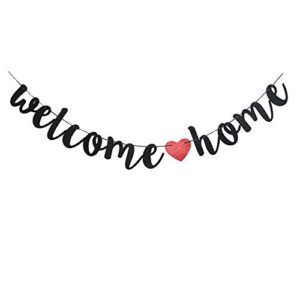 welcome home banner, funny paper sign for family theme party decorations, home party supplies