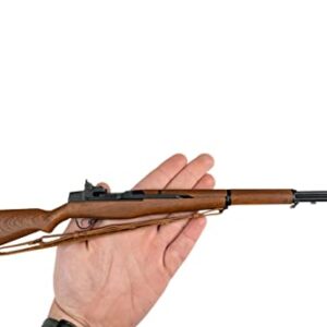 GOAT GUNS Miniature M1 Garand Model Black / Wood Grain | 1:3 Scale Diecast Metal