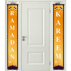 pudodo ramadan kareem porch banner eid mubarak islam mosque front door party decoration