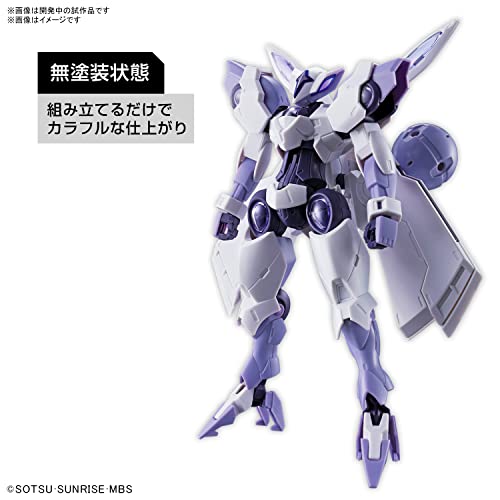 BANDAI NAMCO Entertainment HG 1/144 Mobile Suit Gundam The Witch of Mercury Gundam BEGUIR-BEU Model Kit, White