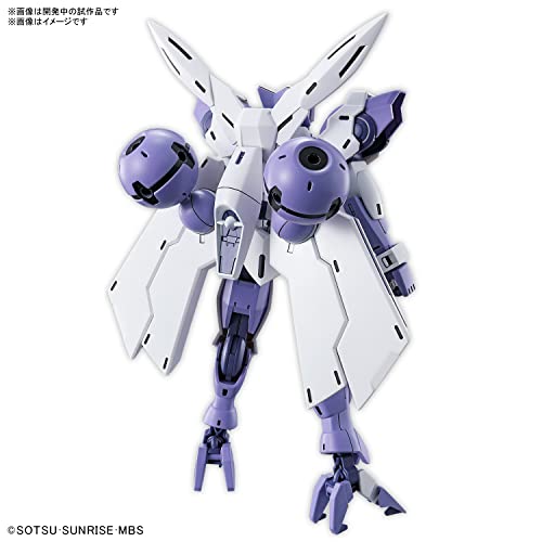 BANDAI NAMCO Entertainment HG 1/144 Mobile Suit Gundam The Witch of Mercury Gundam BEGUIR-BEU Model Kit, White