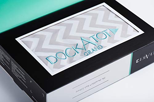 Cover ONLY (Silver Lining) for DockATot Grand Dock - Dock Sold Separately - Compatible with All DockATot Grand Docks