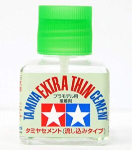 tamiya 87038 extra thin cement glue fine tip 40ml – 2 pack